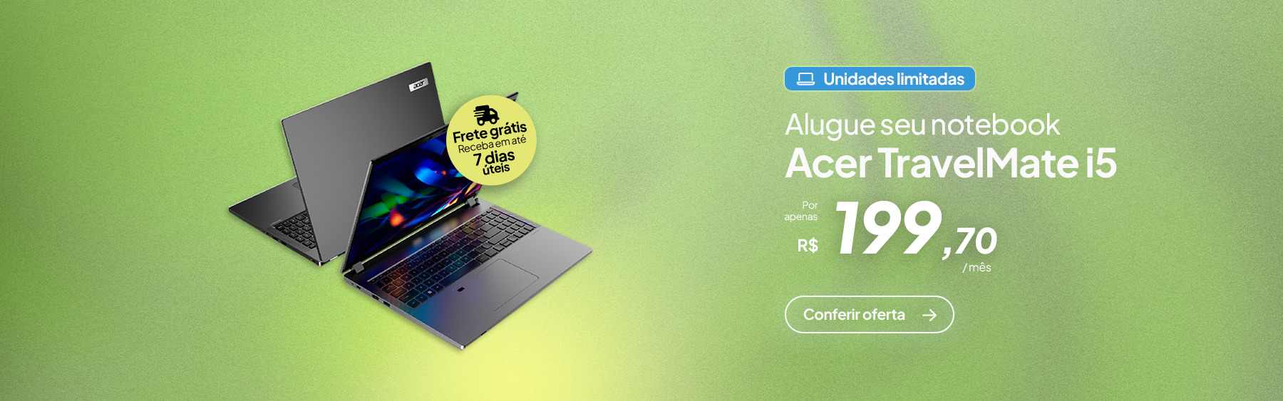 Notebook Travelmate Promo